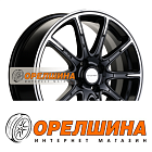 6,5x17  4x100  ET50  60,1  Khomen Wheels  KHW1707 (Lada Vesta)  Black-FP