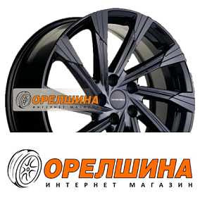7,5x19  5x114,3  ET39  60,1  Khomen Wheels  KHW1901 (NX/Rav4)  Black