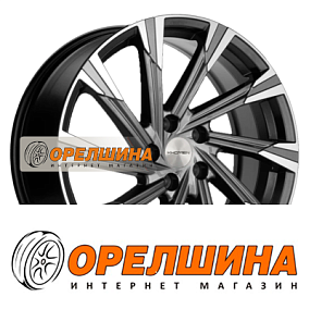 7,5x19  5x108  ET46  63,4  Khomen Wheels  KHW1901 (Tugella)  Gray-FP