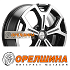 6,5x17  5x120  ET60  65,1  Khomen Wheels  KHW1710(2) (VW Multivan)  Black-FP