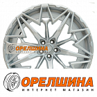 10x22  5x112  ET30  66,6  Khomen Wheels  ZEUS 2202 (X5/X6/X7/Cullinan)  Brilliant Silver