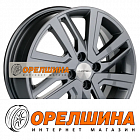 6x16  4x100  ET41  60,1  Khomen Wheels  KHW1609 (Xray)  Gray