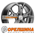 7x17  5x114,3  ET40  66,1  Khomen Wheels  KHW1702 (Qashqai)  Gray