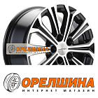 6,5x16  5x108  ET45  60,1  Khomen Wheels  KHW1610 (Chery Tiggo 3/Tiggo 3 Pro)  Black-FP