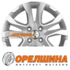 6x15  4x100  ET46  54,1  Khomen Wheels  KHW1503 (Rio/Solaris)  F-Silver-FP