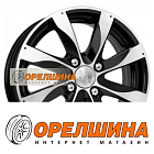 6x15  4x100  ET45  56,6  K&K  Джемини-оригинал (КС617)  Алмаз черный