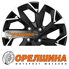 6x15  4x100  ET39  56,6  Khomen Wheels  KHW1508 (Cobalt)  Black-FP