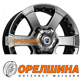 7x16  6x139,7  ET20  110,1  K&K  M56 (КС593)  Дарк платинум