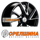 7x17  5x108  ET40  54,1  Khomen Wheels  KHW1714 (Jac/Москвич 3)  Black-FP