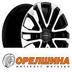 7,5x18  6x139,7  ET30  106,1  Khomen Wheels  KHW1805 (Fortuner/Hilux)  Black-FP
