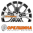 6,5x16  5x108  ET45  60,1  Khomen Wheels  KHW1608 (Chery Tiggo 3/Tiggo 3 Pro)  Black-FP