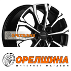6,5x16  5x114,3  ET47  66,1  Khomen Wheels  KHW1605 (Fluence/Juke)  Black-FP