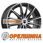 6x15  4x100  ET40  60,1  K&K  Пойнт Бланк-оригинал (KC884)  Алмаз черный SK