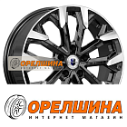 6,5x17  5x108  ET43  65,1  K&K  Морейн (КС1046)  Алмаз черный