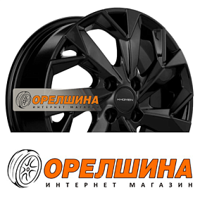 5,5x14  4x100  ET43  67,1  Khomen Wheels  KHW1402 (Solaris/Logan/Rio)  Black