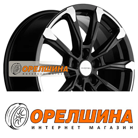7,5x18  5x108  ET40  54,1  Khomen Wheels  KHW1808 (Jac/Москвич 3)  Black-FP