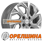 5,5x14  4x100  ET46  54,1  Khomen Wheels  KHW1402 (Alsvin/Getz/i20)  F-Silver-FP