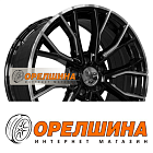 8x18  5x112  ET30  66,56  PDW  5438  Gloss Black Machine Edge and Milled Spoke