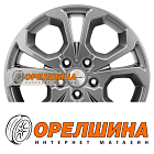 6,5x17  5x114,3  ET50  66,1  Khomen Wheels  KHW1711 (Arkana/Kaptur)  Gray