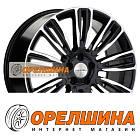 8,5x20  5x120  ET45  72,6  Khomen Wheels  KHW2004 (RRover)  Black-FP