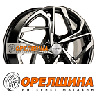 7x17  5x114,3  ET48  67,1  Khomen Wheels  KHW1716 (Sonata)  Black-FP