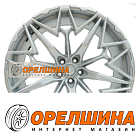 10x22  5x112  ET30  66,6  Khomen Wheels  ZEUS 2202 (X5/X6/X7/Cullinan)  Brilliant Silver