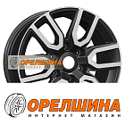 8x17  6x139,7  ET45  93,1  Khomen Wheels  KHW1723 (Mazda BT50)  Black-FP