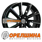 6x16  5x100  ET45  54,1  Khomen Wheels  KHW1604 (Yaris)  Black-FP