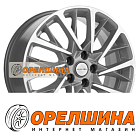 7,5x18  5x108  ET47  60,1  Khomen Wheels  KHW1804 (Chery Tiggo 8/8 Pro)  F-Silver-FP