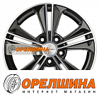 6x16  5x114,3  ET43  67,1  Khomen Wheels  KHW1603 (Creta/Seltos)  Black-FP