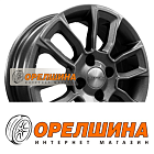 5,5x14  4x100  ET45  56,1  Khomen Wheels  KHW1406 (Honda Civic)  Gray