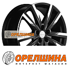 7,5x19  5x114,3  ET40  67,1  Khomen Wheels  KHW1905 (Mitsubishi)  Black-FP