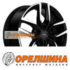 6,5x17  5x114,3  ET45  66,1  Khomen Wheels  KHW1708 (Nissan Tiida)  Black-FP