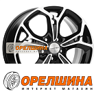 7x17  5x114,3  ET48  67,1  Khomen Wheels  KHW1702 (Kia K5)  Black-FP