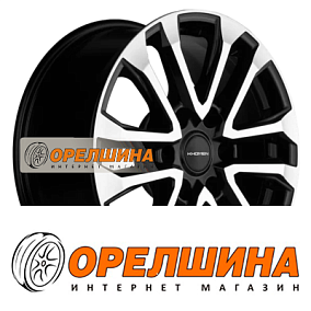 7,5x18  6x139,7  ET30  106,1  Khomen Wheels  KHW1805 (JAC T6 Pickup)  Black-FP