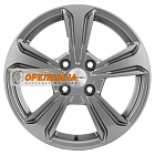 6x15  4x100  ET48  54,1  Khomen Wheels  KHW1502 (Rio/Solaris)  Gray