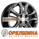 6x15  4x100  ET40  60,1  Khomen Wheels  KHW1503 (XRay)  Gray