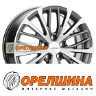 7x17  5x108  ET40  60,1  Khomen Wheels  KHW1705 (Chery Tiggo/Tiggo 7 Pro)  Gray-FP