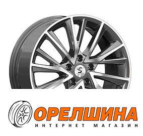 7,5x18  5x112  ET39  66,6  Premium  КР010 Audi A4  GlossGrapfp (shin)