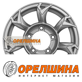 5,5x15  5x139,7  ET5  98,5  Khomen Wheels  KHW1505 (Lada NIVA 4x4)  F-Silver