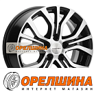 6,5x16  5x110  ET43  65,1  Khomen Wheels  KHW1608 (Opel Zafira)  Black-FP