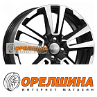 6,5x17  4x100  ET43  60,1  K&K  КС874  Алмаз черный