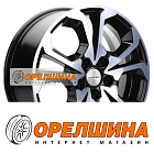 6,5x17  5x114,3  ET45  54,1  Khomen Wheels  KHW1711 (Coolray)  Black-FP