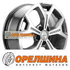 6,5x17  5x120  ET55  65,1  Khomen Wheels  KHW1710(2) (VW Transporter)  Gray-FP