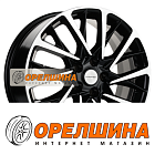 7,5x18  5x108  ET40  60,1  Khomen Wheels  KHW1804 (Chery Tiggo)  Black-FP