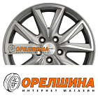 7x17  5x114,3  ET39  60,1  Khomen Wheels  KHW1706 (RAV4)  G-Silver-FP