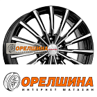 5,5x14  4x100  ET43  60,1  K&K  Акцент-оригинал (КС641)  Алмаз черный