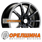 6,5x17  4x100  ET44  54,1  Khomen Wheels  KHW1707 (KIA Rio I/II Solaris I/II)  Black-FP