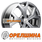 7x17  5x114,3  ET37  66,5  Khomen Wheels  KHW1710 (Jolion)  Gray