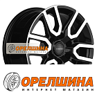 8x17  6x139,7  ET25  106,1  Khomen Wheels  KHW1723 (LC Prado/Lexus GX)  Black-FP